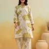 ivory-olive-floral-co-ord-set-in-cotton-comfort-looking-straght