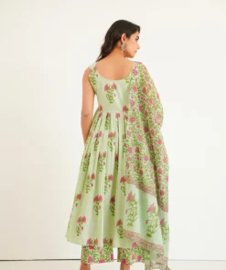 light-green-anarkali-suit-with-handblock-floral-print-back