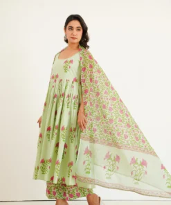 light-green-anarkali-suit-with-handblock-floral-print-side