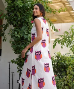 owl-motif-cut-sleeves-kurta-with-palazzo-back-pose