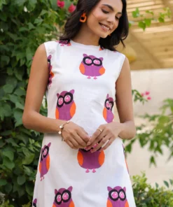 owl-motif-cut-sleeves-kurta-with-palazzo-side-closup