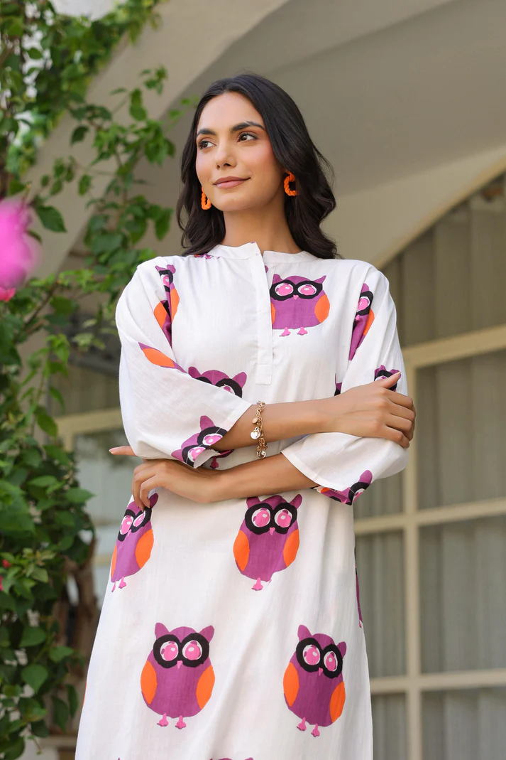 pink-owl-print-cotton-kurta-set-with-palazzo-pants-front-pose2-2