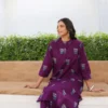 purple-kulhad-motif-kurta-with-split-v-neckline-sitting