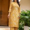 yellow-printed-co-ord-set-for-women-mustard-kurta-pants-front-1