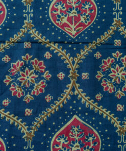 Ruchi – Indigo Floral V-Neck Corset Back Short Kurti - Image 5