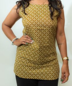 Sleeveless Short Kurtis
