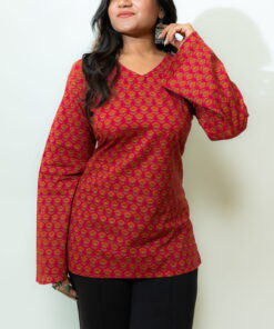 Bell Sleeves Short Kurits